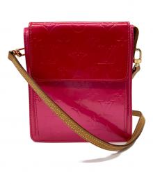 LOUIS VUITTON（ルイ ヴィトン）の古着「ヴェルニ モット ショルダーバッグ」｜フューシャ