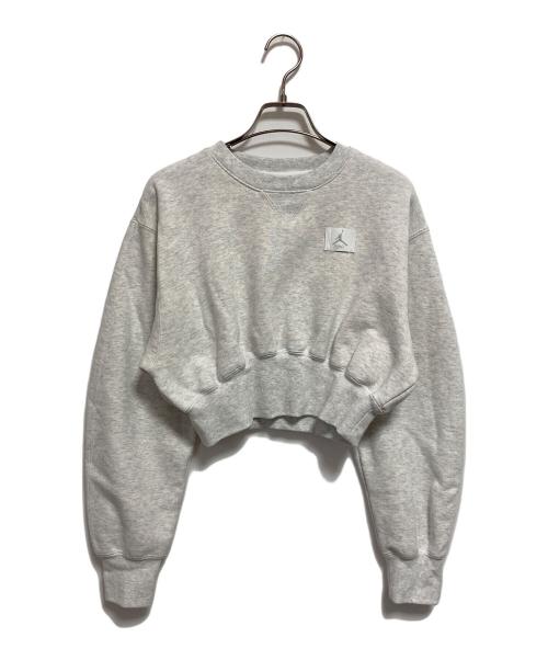 JORDAN（ジョーダン）JORDAN (ジョーダン) クロップド スウェット グレー サイズ:Sの古着・服飾アイテム