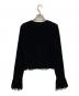 CLANE (クラネ) SHIRRING DESIGN BLOUSE ブラック サイズ:2：9000円