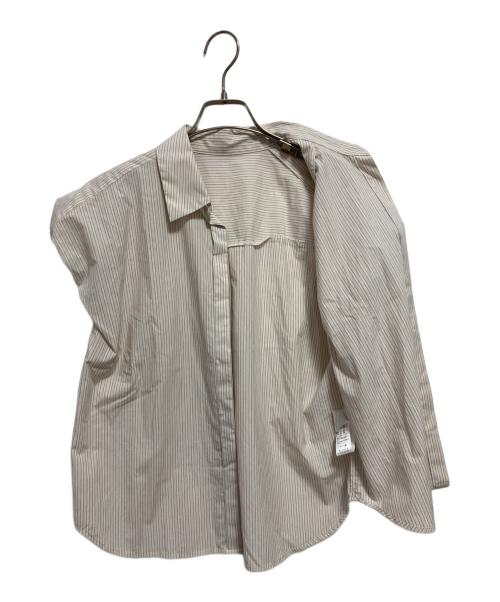 SLOBE IENA（スローブ イエナ）SLOBE IENA (スローブ イエナ) バルーンスリーブブラウス ホワイト×アイボリー サイズ:-の古着・服飾アイテム