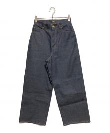 journal standard L'essage（ジャーナルスタンダード レサージュ）の古着「デニムワイドジーンズ」｜インディゴ