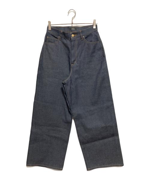 journal standard L'essage（ジャーナルスタンダード レサージュ）journal standard L'essage (ジャーナルスタンダード レサージュ) デニムワイドジーンズ インディゴ サイズ:38の古着・服飾アイテム