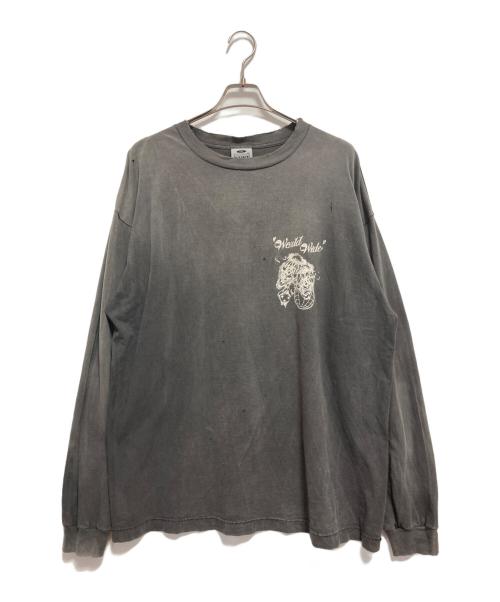 SAINT MICHAEL（セントマイケル）SAINT MICHAEL (セントマイケル) BORN X RAISED (ボーン レイズド) L/S T-SHIRT ブラック サイズ:XXLの古着・服飾アイテム