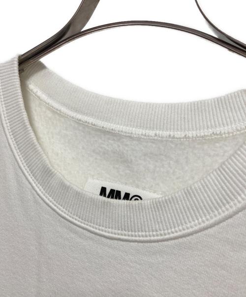 MM6 Maison Margiela（エムエムシックスメゾンマルジェラ）MM6 Maison Margiela (エムエムシックスメゾンマルジェラ) 19AW UNLIMITED EDITION スウェットワンピース ホワイト サイズ:Mの古着・服飾アイテム