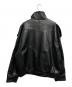 ZARA (ザラ) フェイクレザージャケット ブラック サイズ:XL：8000円