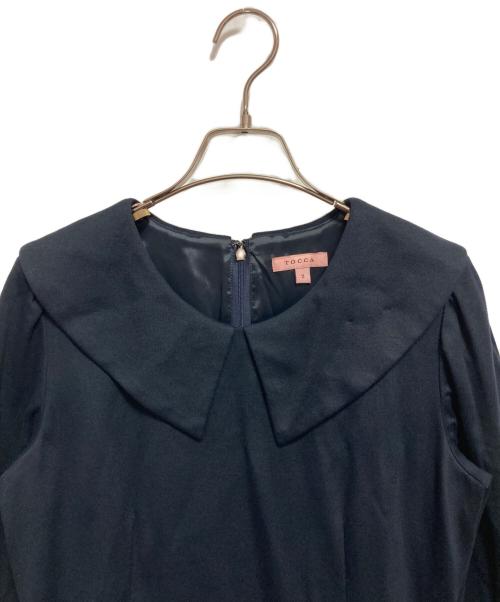 TOCCA（トッカ）TOCCA (トッカ) LUCE カラードレス ネイビー サイズ:2の古着・服飾アイテム
