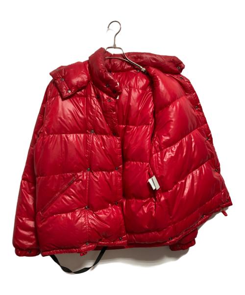 MONCLER（モンクレール）MONCLER (モンクレール) KARAKORUM ダウンジャケット レッド サイズ:1の古着・服飾アイテム
