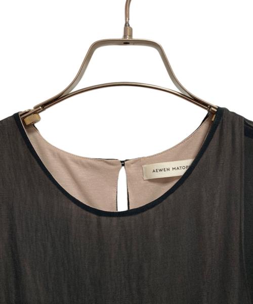 AEWEN MATOPH（イウエン マトフ）AEWEN MATOPH (イウエン マトフ) コンビ ノースリーブ ワンピース ブラック サイズ:-の古着・服飾アイテム
