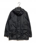 PAUL SMITHポールスミス）の古着「フード付きナイロンジャケット」｜ブラック