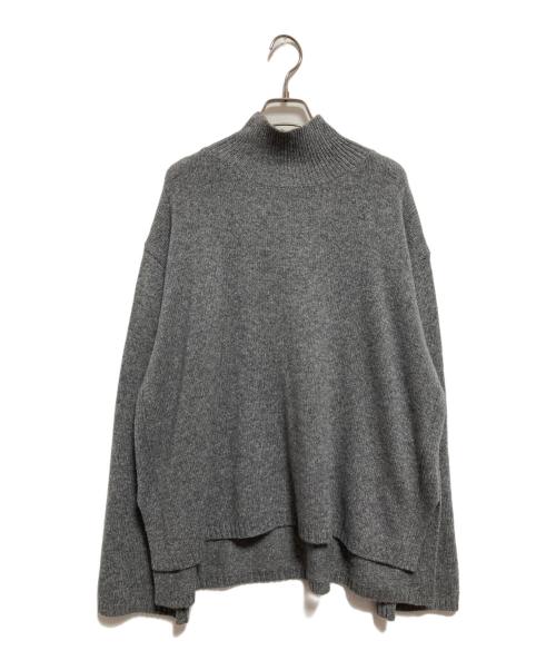 Demi-Luxe Beams（デミルクス ビームス）Demi-Luxe BEAMS (デミルクス ビームス) メランジ ハイネック ニット グレー サイズ:FREEの古着・服飾アイテム