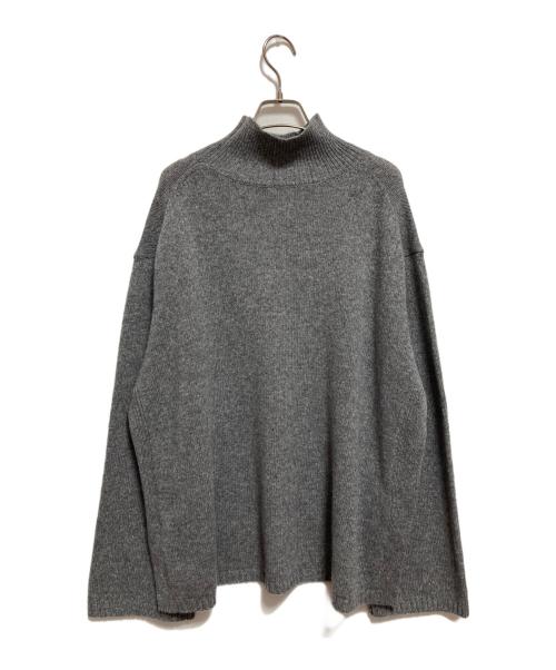 Demi-Luxe Beams（デミルクス ビームス）Demi-Luxe BEAMS (デミルクス ビームス) メランジ ハイネック ニット グレー サイズ:FREEの古着・服飾アイテム