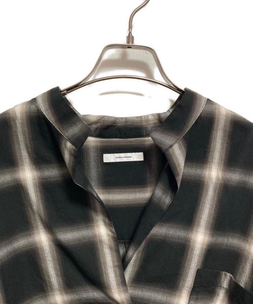 JOURNAL STANDARD（ジャーナルスタンダード）JOURNAL STANDARD (ジャーナルスタンダード) スキッパーブラウス ブラック×ベージュ サイズ:FREEの古着・服飾アイテム