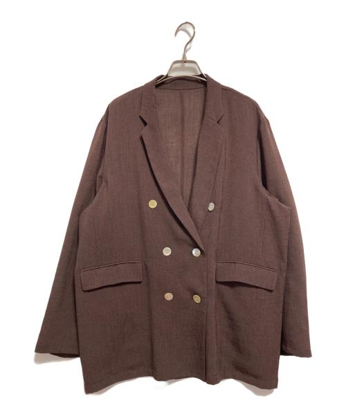 SHENERY（シーナリー）SHENERY (シーナリー) ダブルジャケット ブラウン サイズ:40の古着・服飾アイテム