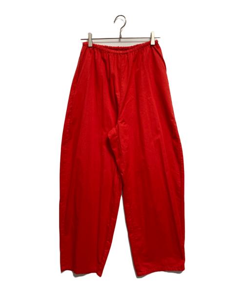 LOEFF（ロエフ）LOEFF (ロエフ) コットンツイルボンタンパンツ レッド サイズ:1 未使用品の古着・服飾アイテム