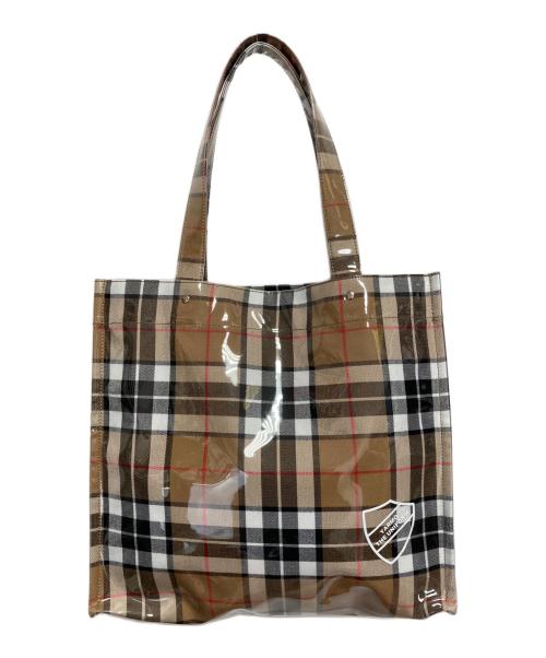 YARMO THE UNIFORM（ヤーモ ザ ユニフォーム）YARMO THE UNIFORM (ヤーモ ザ ユニフォーム) Marton Mills Tartan Tote ブラウンの古着・服飾アイテム
