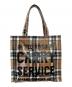 YARMO THE UNIFORM（ヤーモ ザ ユニフォーム）の古着「Marton Mills Tartan Tote」｜ブラウン