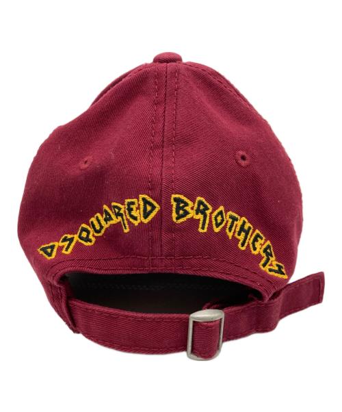 DSQUARED2（ディースクエアード）DSQUARED2 (ディースクエアード) キャップ ボルドーの古着・服飾アイテム