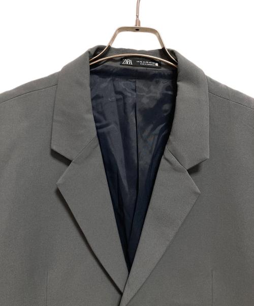 ZARA（ザラ）ZARA (ザラ) テーラードジャケット グレー サイズ:XL 未使用品の古着・服飾アイテム