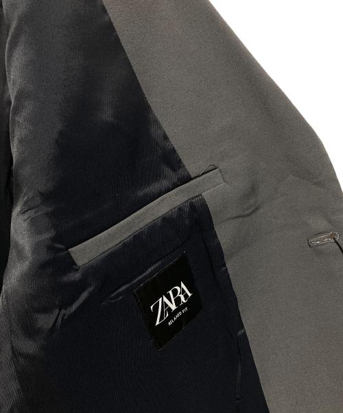 ZARA（ザラ）ZARA (ザラ) テーラードジャケット グレー サイズ:XL 未使用品の古着・服飾アイテム