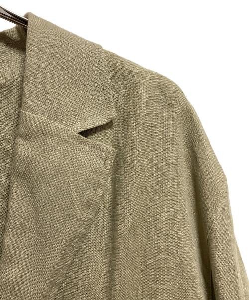 ZARA（ザラ）ZARA (ザラ) 3Bテーラードリネンジャケット ベージュ サイズ:M 未使用品の古着・服飾アイテム