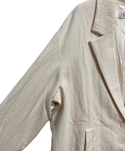 ZARA（ザラ）ZARA (ザラ) テーラードジャケット ホワイト サイズ:XXL 未使用品の古着・服飾アイテム