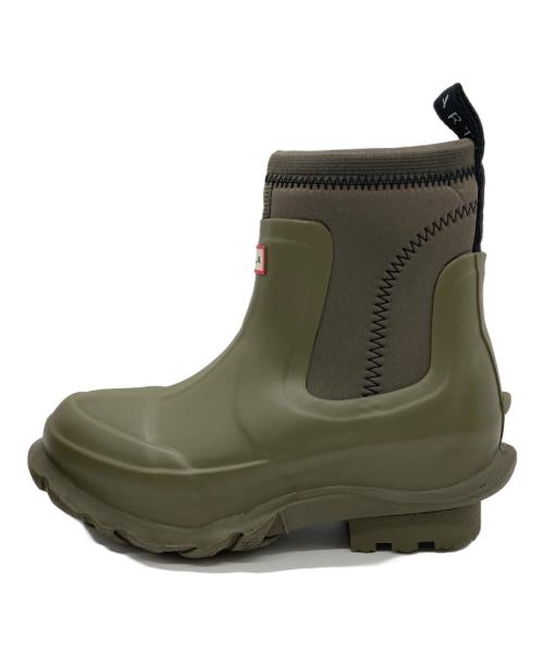 HUNTER（ハンター）HUNTER (ハンター) STELLA McCARTNEY (ステラマッカートニー) レインブーツ グリーン サイズ:UK4の古着・服飾アイテム