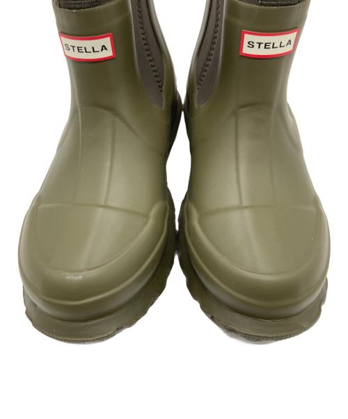 HUNTER（ハンター）HUNTER (ハンター) STELLA McCARTNEY (ステラマッカートニー) レインブーツ グリーン サイズ:UK4の古着・服飾アイテム