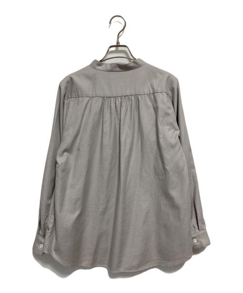 HUIS（ハウス）HUIS (ハウス) フランス綾シャツブラウス ベージュ サイズ:FREEの古着・服飾アイテム