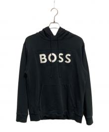 BOSS（ボス）の古着「プルオーバーパーカー」｜ブラック