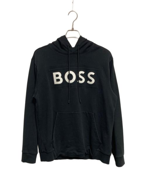 BOSS（ボス）BOSS (ボス) プルオーバーパーカー ブラック サイズ:Lの古着・服飾アイテム