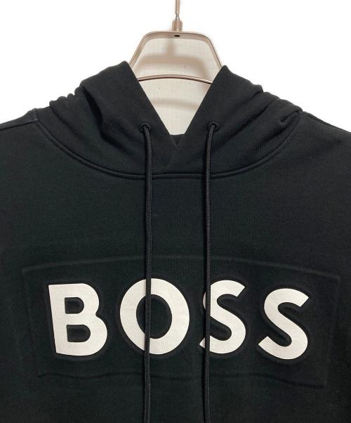 BOSS（ボス）BOSS (ボス) プルオーバーパーカー ブラック サイズ:Lの古着・服飾アイテム