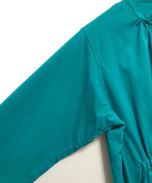 lelill（レリル）lelill (レリル) ヘンリーフレアワンピース ブルー サイズ:38 未使用品の古着・服飾アイテム