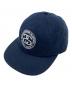 stussy（ステューシー）の古着「SSリンクロゴウールキャップ」｜ネイビー