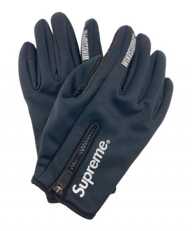 未使用品 supreme シュプリーム 手袋 2015 グローブ 2way 中古・古着通販】Supreme (シュプリーム) 手袋 ブラック｜ブランド