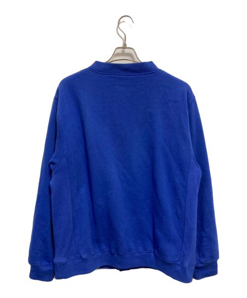 stussy（ステューシー）stussy (ステューシー) 90’ｓダブルフェイススウェットスタジャン ブルー サイズ:Mの古着・服飾アイテム