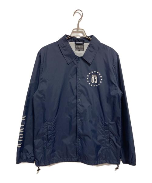 kinetics（キネティックス）kinetics (キネティックス) コーチジャケット ネイビー サイズ:Lの古着・服飾アイテム