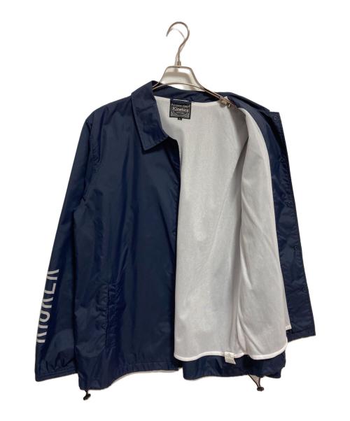 kinetics（キネティックス）kinetics (キネティックス) コーチジャケット ネイビー サイズ:Lの古着・服飾アイテム