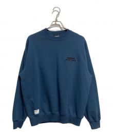 Schott（ショット）の古着「CREW SWEAT SHAKE HAND DRAGON」｜ネイビー