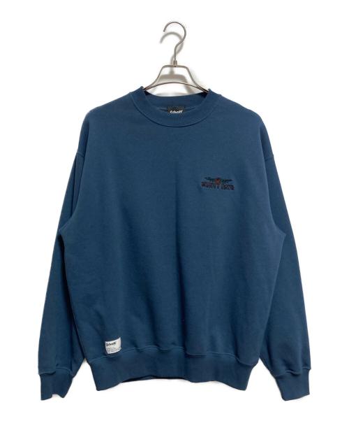 Schott（ショット）Schott (ショット) CREW SWEAT SHAKE HAND DRAGON ネイビー サイズ:Lの古着・服飾アイテム