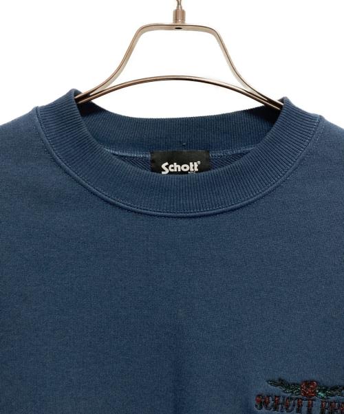 Schott（ショット）Schott (ショット) CREW SWEAT SHAKE HAND DRAGON ネイビー サイズ:Lの古着・服飾アイテム