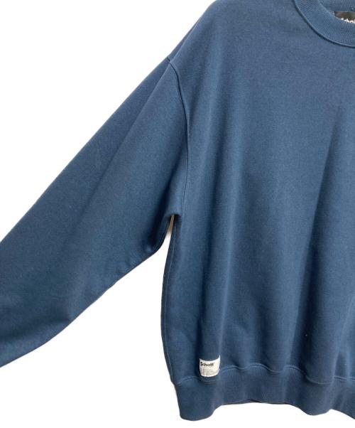 Schott（ショット）Schott (ショット) CREW SWEAT SHAKE HAND DRAGON ネイビー サイズ:Lの古着・服飾アイテム