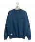Schott（ショット）の古着「CREW SWEAT SHAKE HAND DRAGON」｜ネイビー