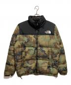 THE NORTH FACEザ ノース フェイス）の古着「NOVELTY NUPTSE JACKET」｜ブラック×オリーブ
