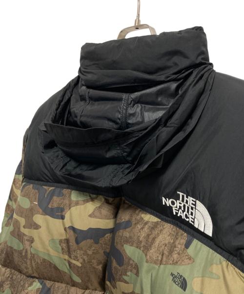 THE NORTH FACE（ザ ノース フェイス）THE NORTH FACE (ザ ノース フェイス) NOVELTY NUPTSE JACKET ブラック×オリーブ サイズ:XXLの古着・服飾アイテム