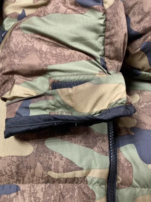 THE NORTH FACE（ザ ノース フェイス）THE NORTH FACE (ザ ノース フェイス) NOVELTY NUPTSE JACKET ブラック×オリーブ サイズ:XXLの古着・服飾アイテム