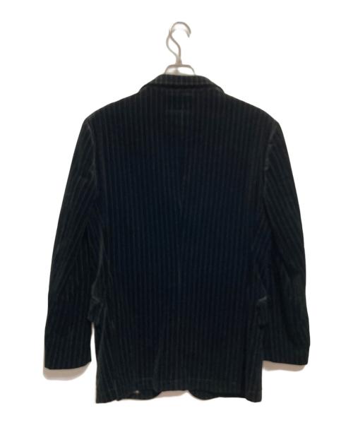 BURBERRY BLACK LABEL（バーバリーブラックレーベル）BURBERRY BLACK LABEL (バーバリーブラックレーベル) 3Bベロアテーラードジャケット ブラック サイズ:Mの古着・服飾アイテム