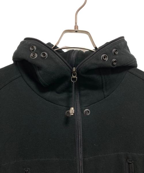 NU/KE（ヌーク）NU/KE (ヌーク) 90's ギミックジップパーカー ブラック サイズ:2の古着・服飾アイテム
