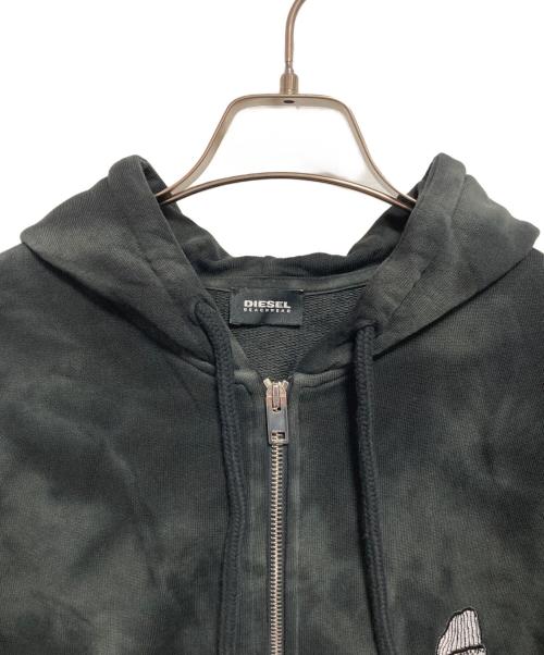 DIESEL（ディーゼル）DIESEL (ディーゼル) ジップパーカー ブラック サイズ:Mの古着・服飾アイテム
