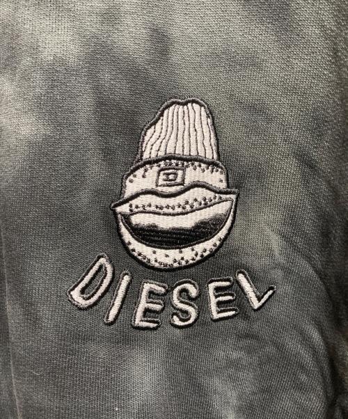 DIESEL（ディーゼル）DIESEL (ディーゼル) ジップパーカー ブラック サイズ:Mの古着・服飾アイテム