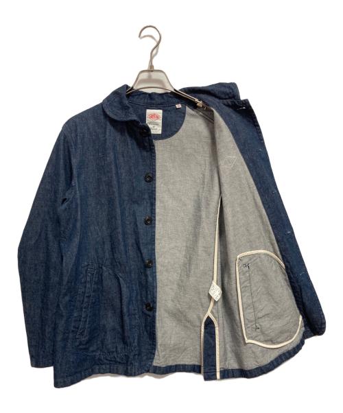 DANTON（ダントン）DANTON (ダントン) ラウンドカラーデニムジャケット インディゴ サイズ:38の古着・服飾アイテム